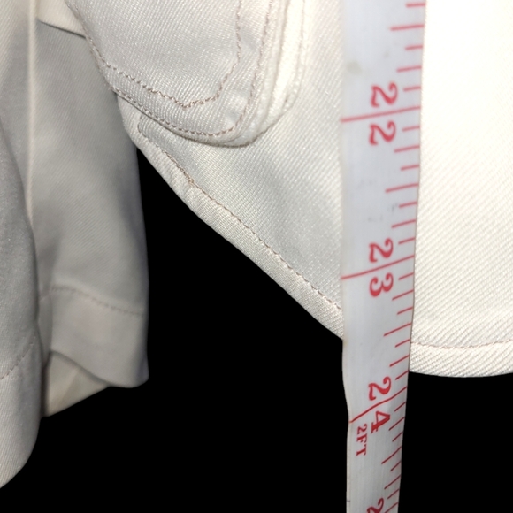 Belted Blazer Jacket 100% Silk by Bebe Cream Size 6 NWOT - Picture 10 of 14